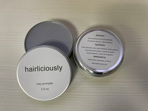 HAIRLICIOUSLY Matte Clay Pomade 3.5 oz - HAIRLICIOUSLY