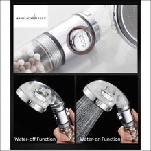 Load image into Gallery viewer, HAIRLICIOUSLY Ionic Mineral 3 Setting Shower Head Set - HAIRLICIOUSLY